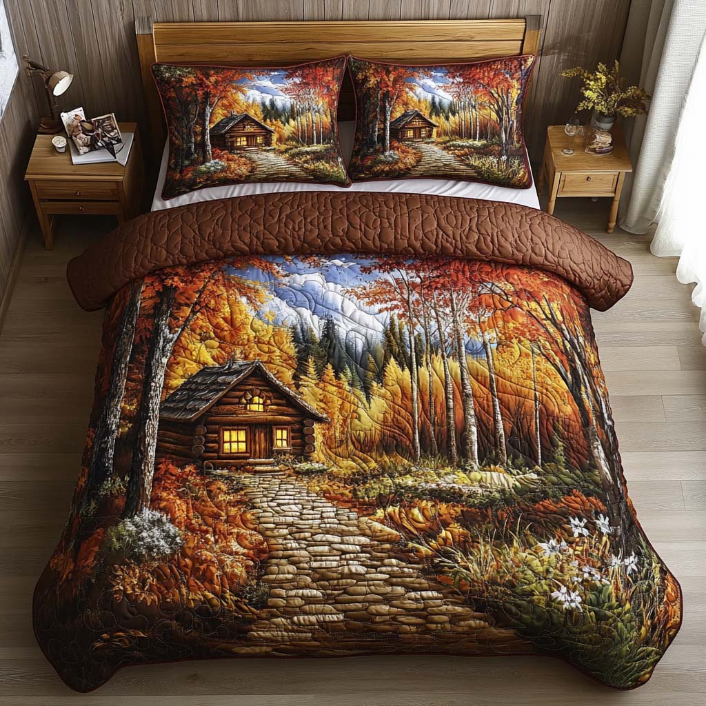 Homestead Warmth Quilted Bedding Set Cool Bedroom Decor Best Autumn Gifts