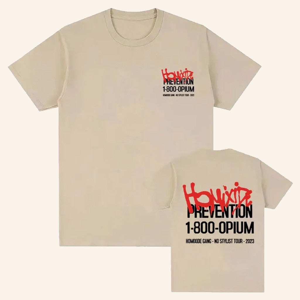 Homixide Gang Merch Homixide Gang 1-800-OPIUM T-Shirt Gifts For Friends Homixide Gang Merch Homixide Gang 1-800-OPIUM T-Shirt Gifts For Friends
