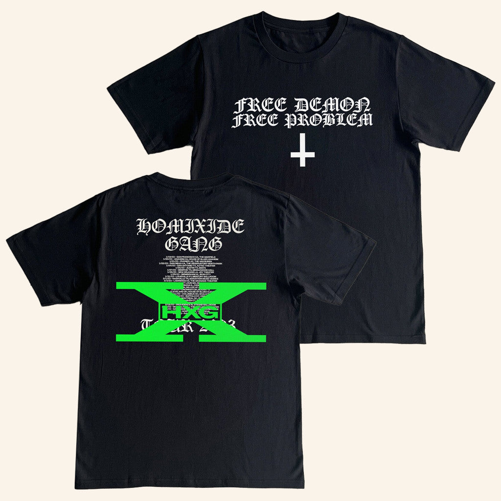 Homixide Gang Merch Homixide Gang Snot Or Not Shirt Homixide Free Demon T-Shirt Men's Homixide Gang Merch Homixide Gang Snot Or Not Shirt Homixide Free Demon T-Shirt Men's