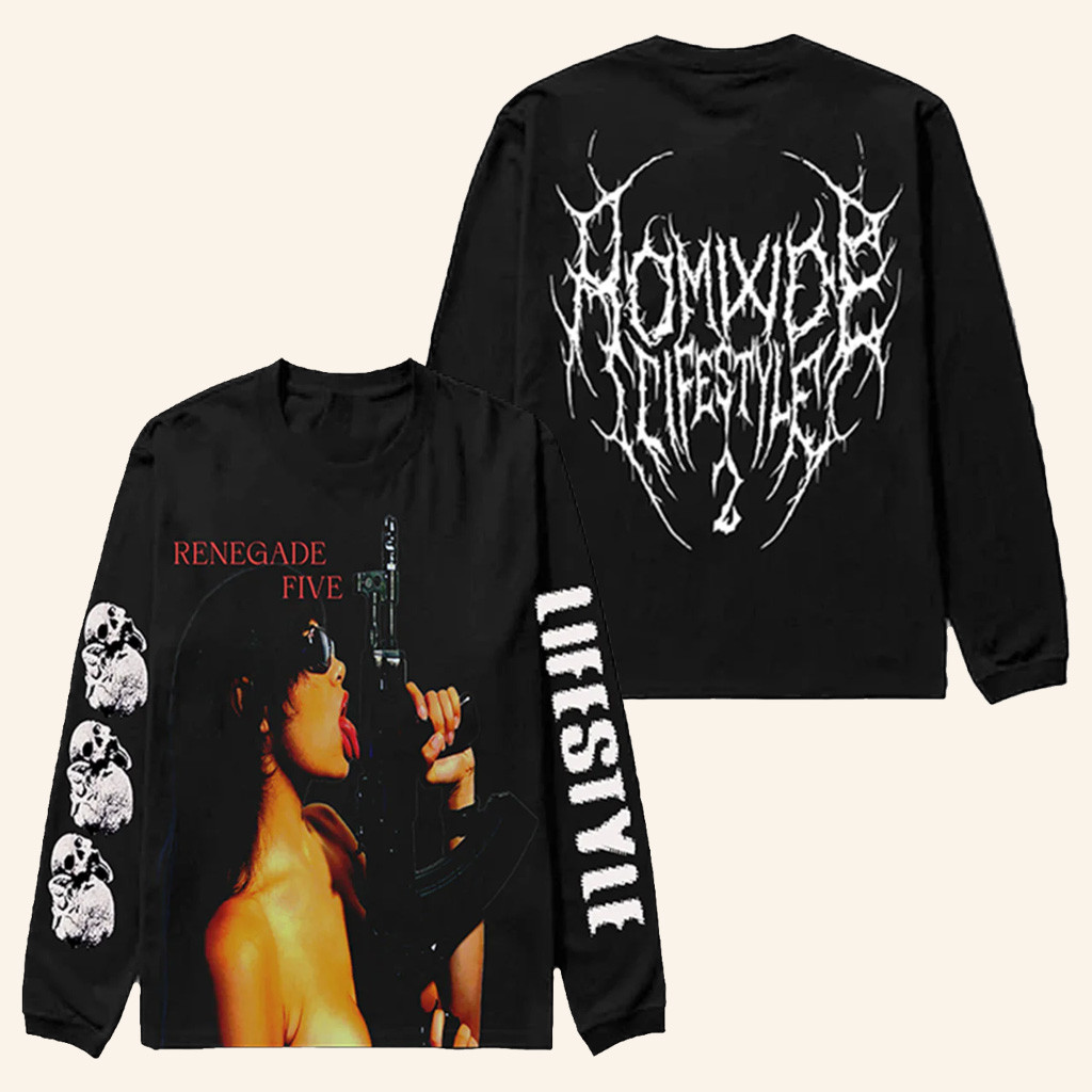 Homixide Gang Merch Homixide Lifestyle 2 Renegade Five Long Sleeve T-Shirt Gifts For Fans Homixide Gang Merch Homixide Lifestyle 2 Renegade Five Long Sleeve T-Shirt Gifts For Fans
