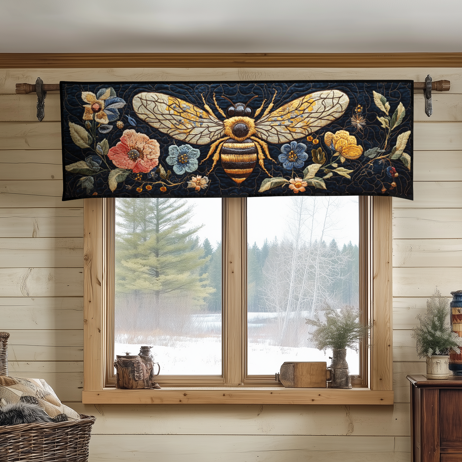 Honey Haven Quilted Valance Entryway Christmas Decor Ideas Bee Inspired Gifts