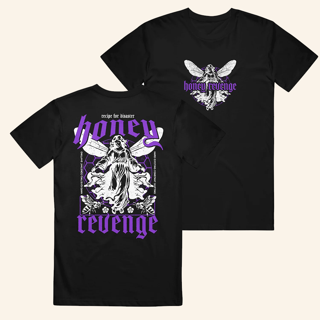 Honey Revenge Merch Angel Black T-Shirt Gifts For Pop Music Lovers