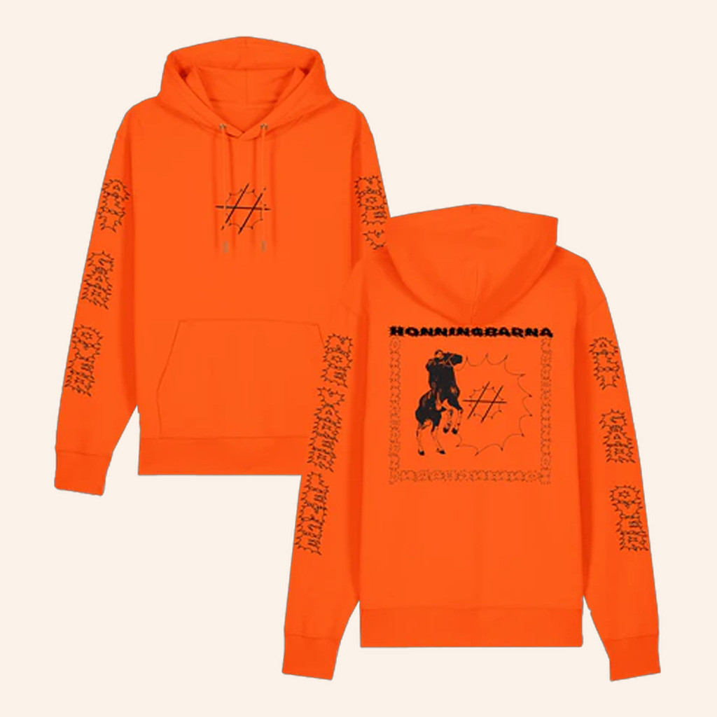 Honningbarna Merch Oransje Soft Spot Hettegenser Hoodie Christmas Gifts For Rock Lovers Honningbarna Merch Oransje Soft Spot Hettegenser Hoodie Christmas Gifts For Rock Lovers