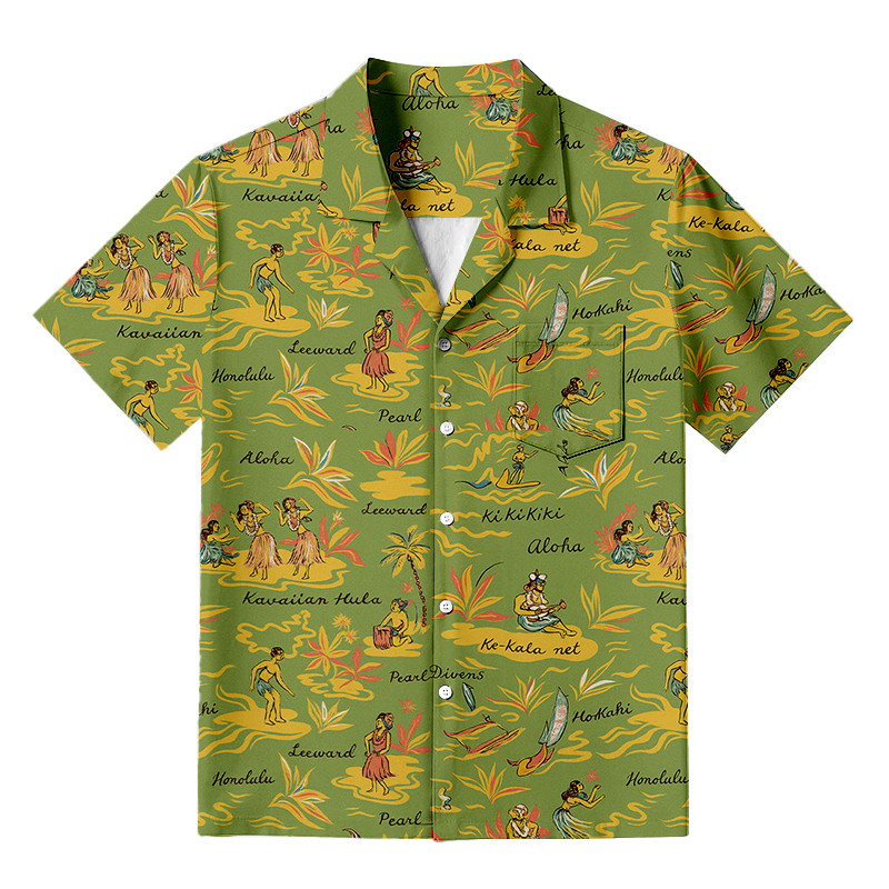 Honolulu Hula Hawaiian Shirt Vintage Hawaiian Shirts Best Gifts For Enthusiasts