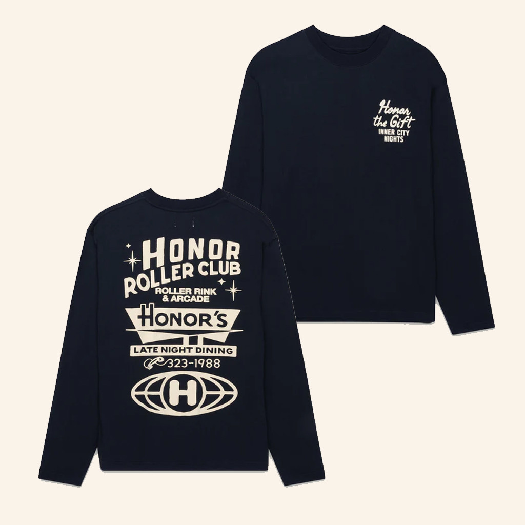 Honor The Gift Merch Late Night Dining Long Sleeve T-Shirt Black Gifts For Friends