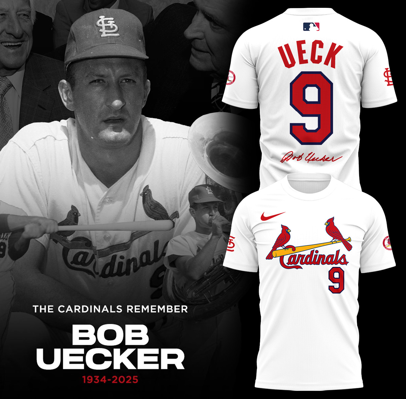 Honoring The Legend Baseball Hall of Famer Bob Uecker T-Shirt Best Gifts For Baseball Fans