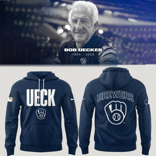 Honoring The Legend Brewers Icon And Baseball Hall Of Famer Bob Uecker Hoodie Baseball Fan Gifts