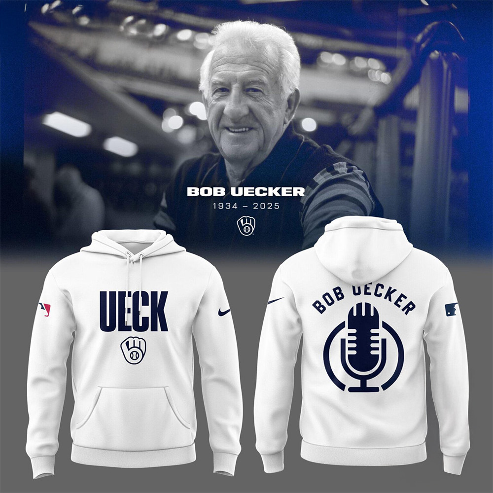 Honoring The Legend Brewers Icon And Baseball Hall of Famer Bob Uecker Hoodie Gifts For Fan