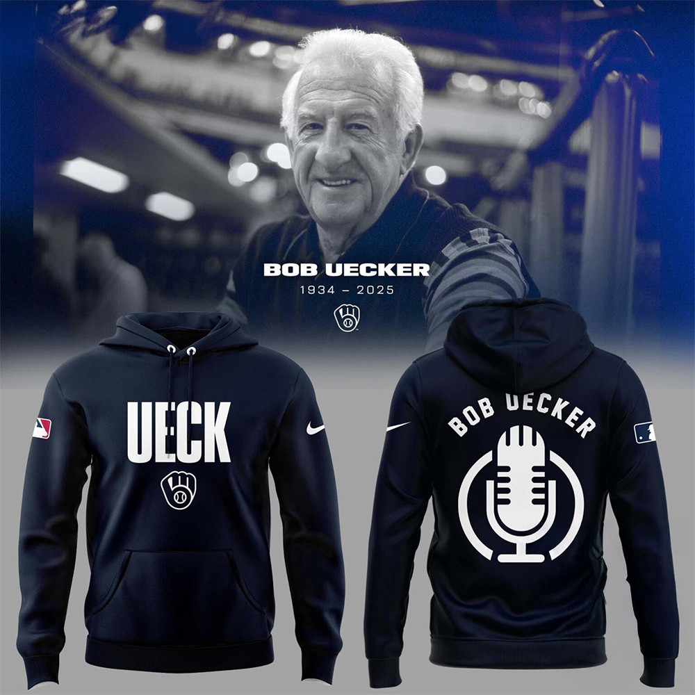 Honoring The Legend Brewers Icon And Baseball Hall of Famer Bob Uecker Hoodie Gifts For Fans