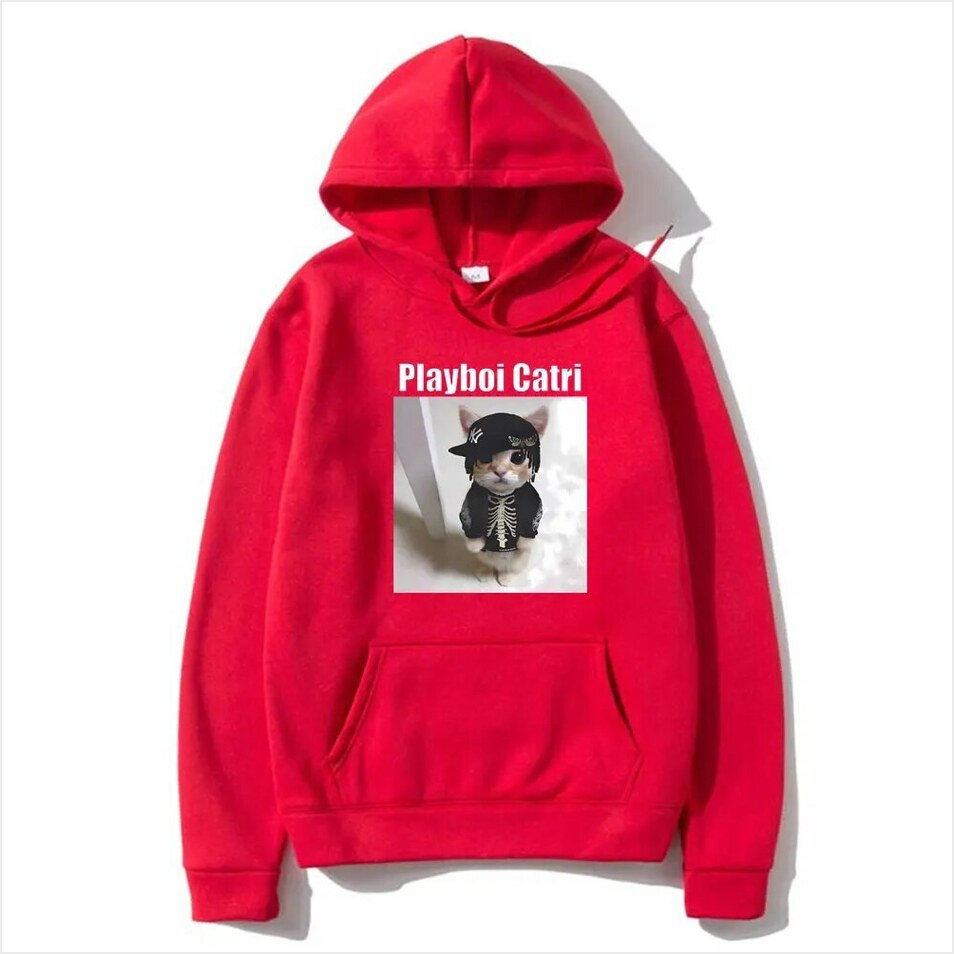 Hoodie Best Famous Rapper Playboi Carti Kitty Graphic Gifts For Him Merch Apparel