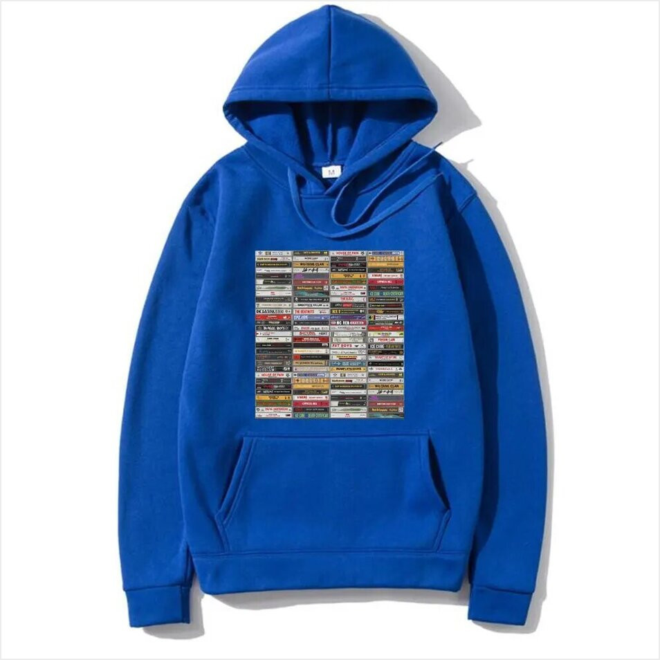 Hoodie Classic Vintage 80S And 90S Hip Hop Rapper Tapes Stack Painting V2 On A Unisex Cotton Gifts For Besties Hoodie Classic Vintage 80S And 90S Hip Hop Rapper Tapes Stack Painting V2 On A Unisex Cotton Gifts For Besties