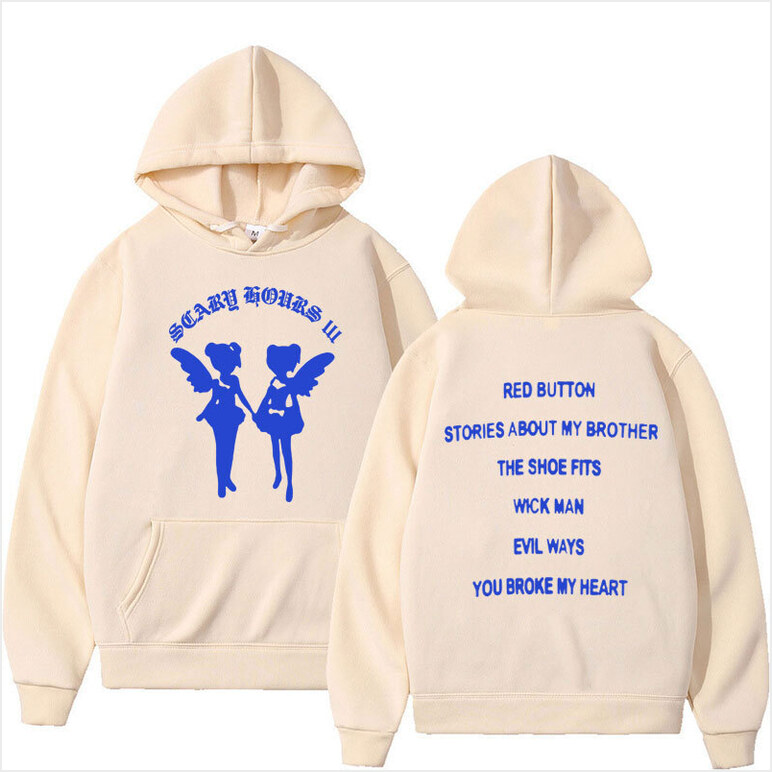 Hoodie Isuijie Rapper Drake Scary Hours 3 Music Album Gifts For Besties Merch Clothing