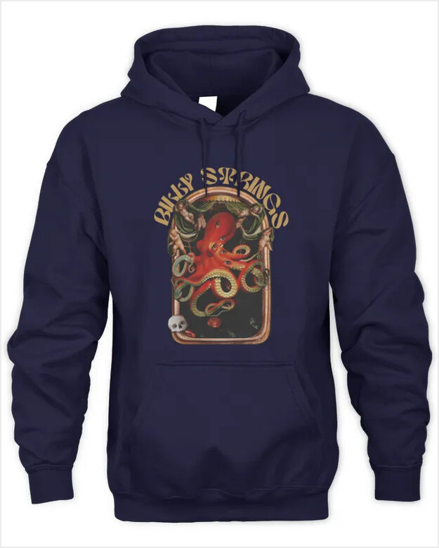 Hoodie Official Billy Strings Octopus New Gifts For Sister Trendy Merch Hoodie Official Billy Strings Octopus New Gifts For Sister Trendy Merch