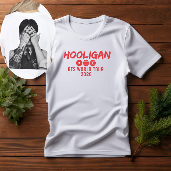 Hooligan BTS Arirang Concert T-Shirt BTS World Tour Arirang Clothes Unique Gift For Army