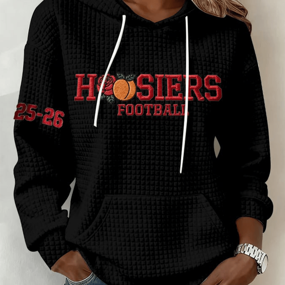 Hoosiers Football 25 26 Hoodie Game Day Football Apparel Fan Gear