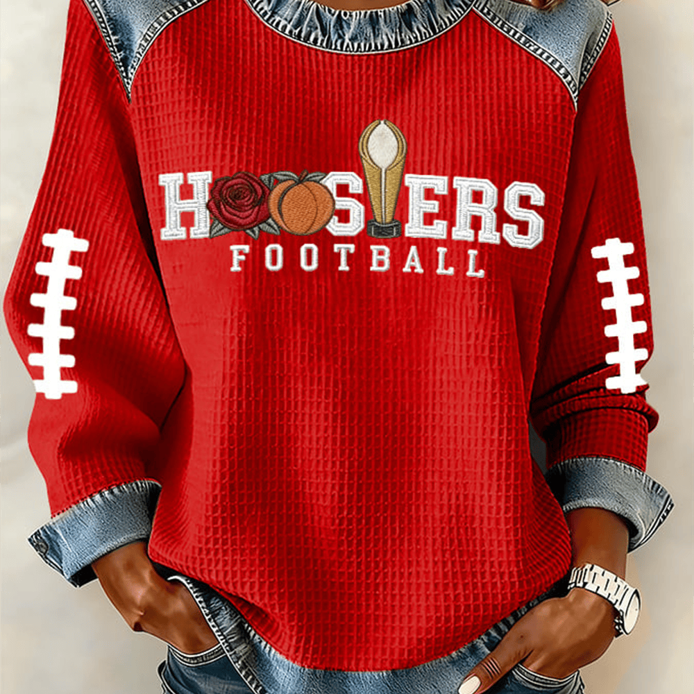 Hoosiers Football Sweatshirt IU Football National Championship Apparel Best Fan Gear