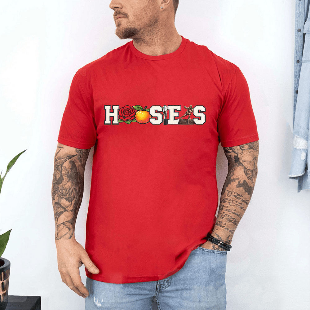 Hoosiers Peach Rose Bowl T-Shirt Football Game Day Shirt Hoosier Nation Present