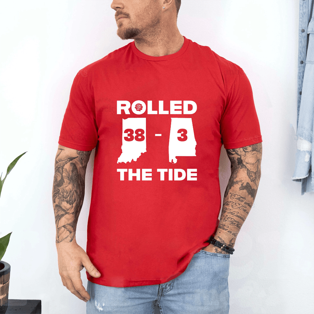 Hoosiers Roll The Tide 38 3 T-Shirt IU Football National Champions Clothes Football Gear
