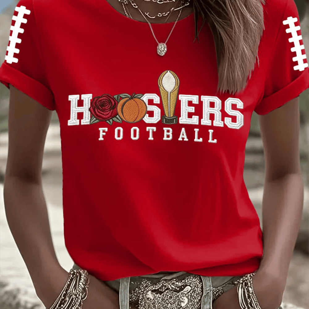 Hoosiers Rose Bowl Football T-Shirt IU Football National Championship Clothes Fan Gear