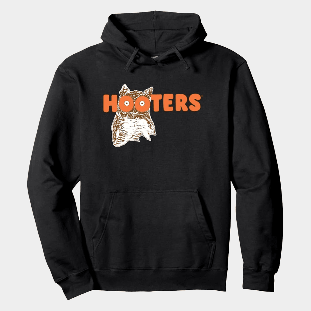 Hooters Merch Classic Logo Hoodie Black Funny Gifts For Brothers