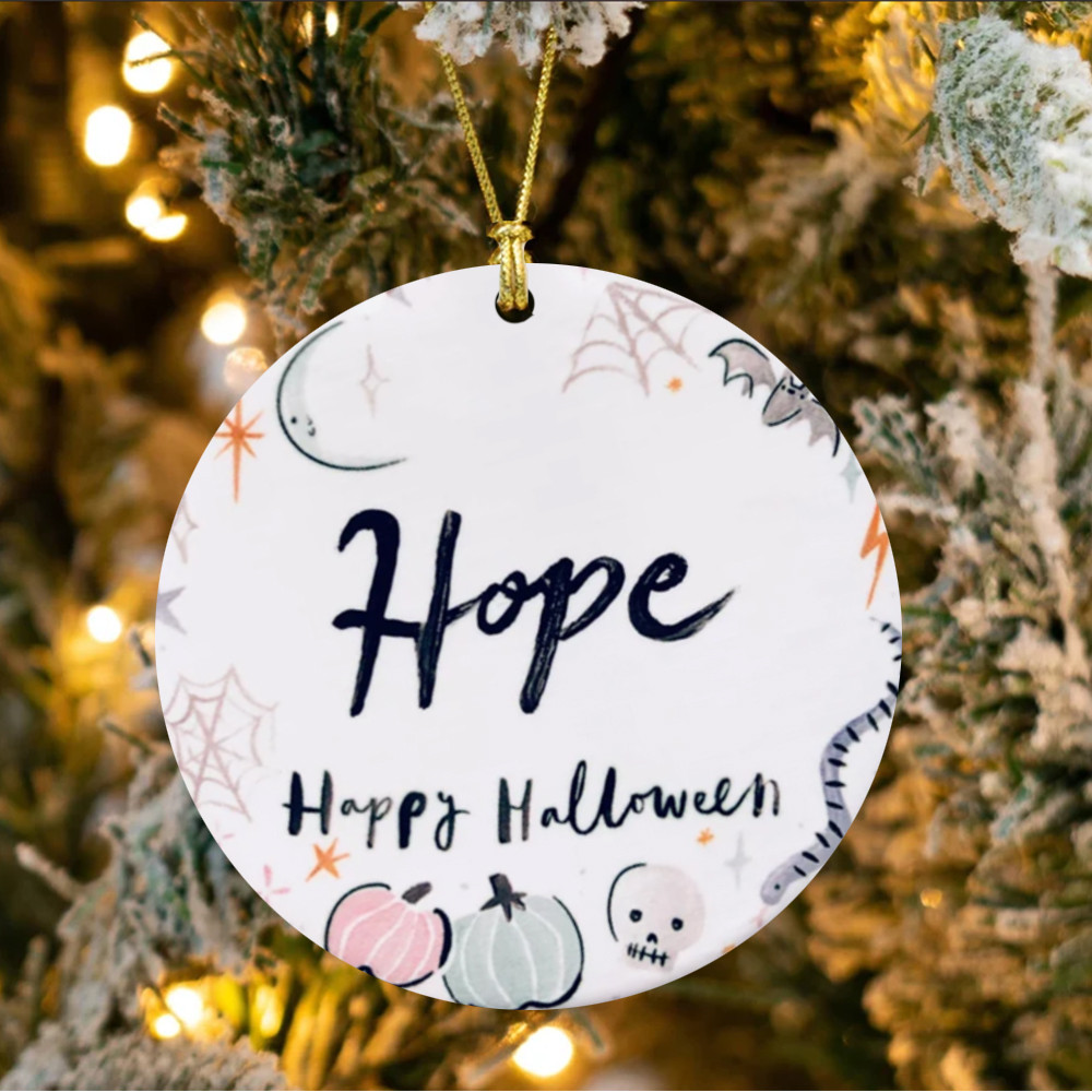 Hope Happy Halloween Ornament For Tree Decorations Halloween Gift Ideas 2024