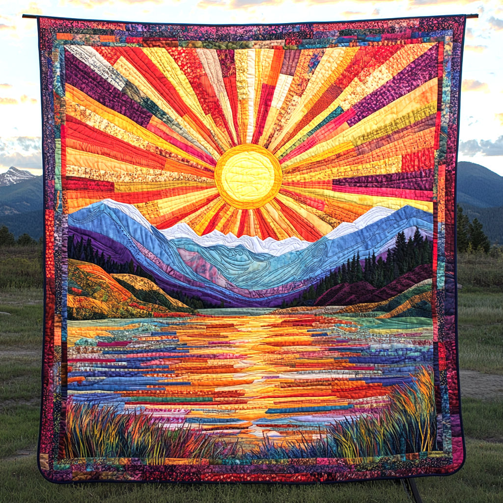 Horizon Dreams Quilted Blanket Christmas Soft Blanket