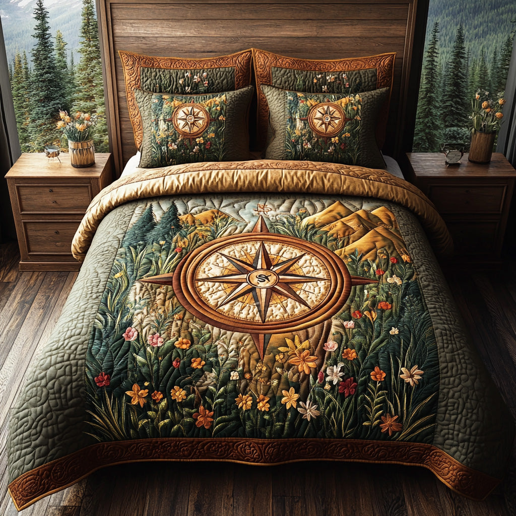 Horizon Path Quilted Bedding Set Bed Room Decoration Best Gifts For The Outdoorsman