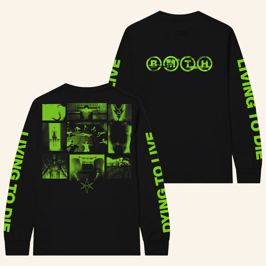 Horizon Supply Co Bring Me The Horizon Merch Living To Die Long Sleeve T-Shirt Gifts For Son