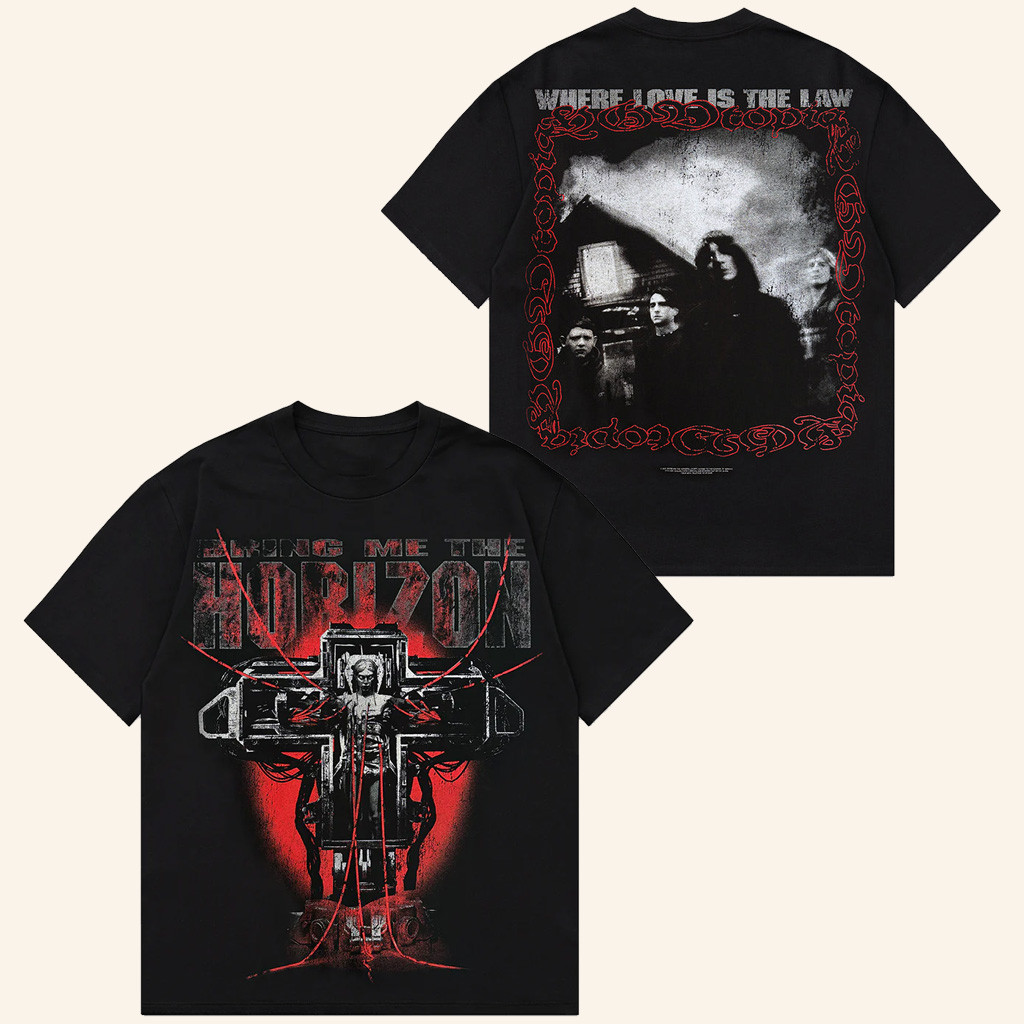Horizon Supply Co Bring Me The Horizon Merch Love Is The Law T-Shirt Gifts For Him Horizon Supply Co Bring Me The Horizon Merch Love Is The Law T-Shirt Gifts For Him