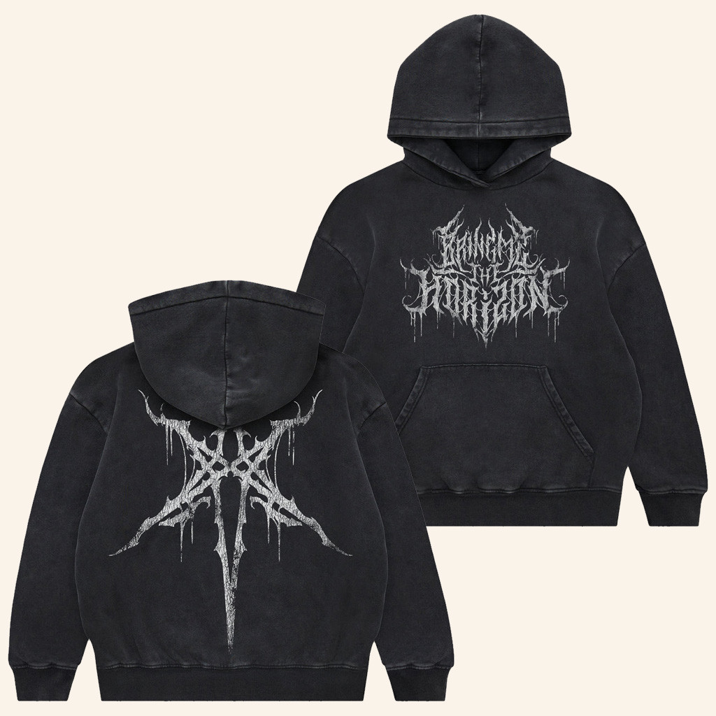 Horizon Supply Co Bring Me The Horizon Merch Metal Wash Hoodie Best Gifts For Brother