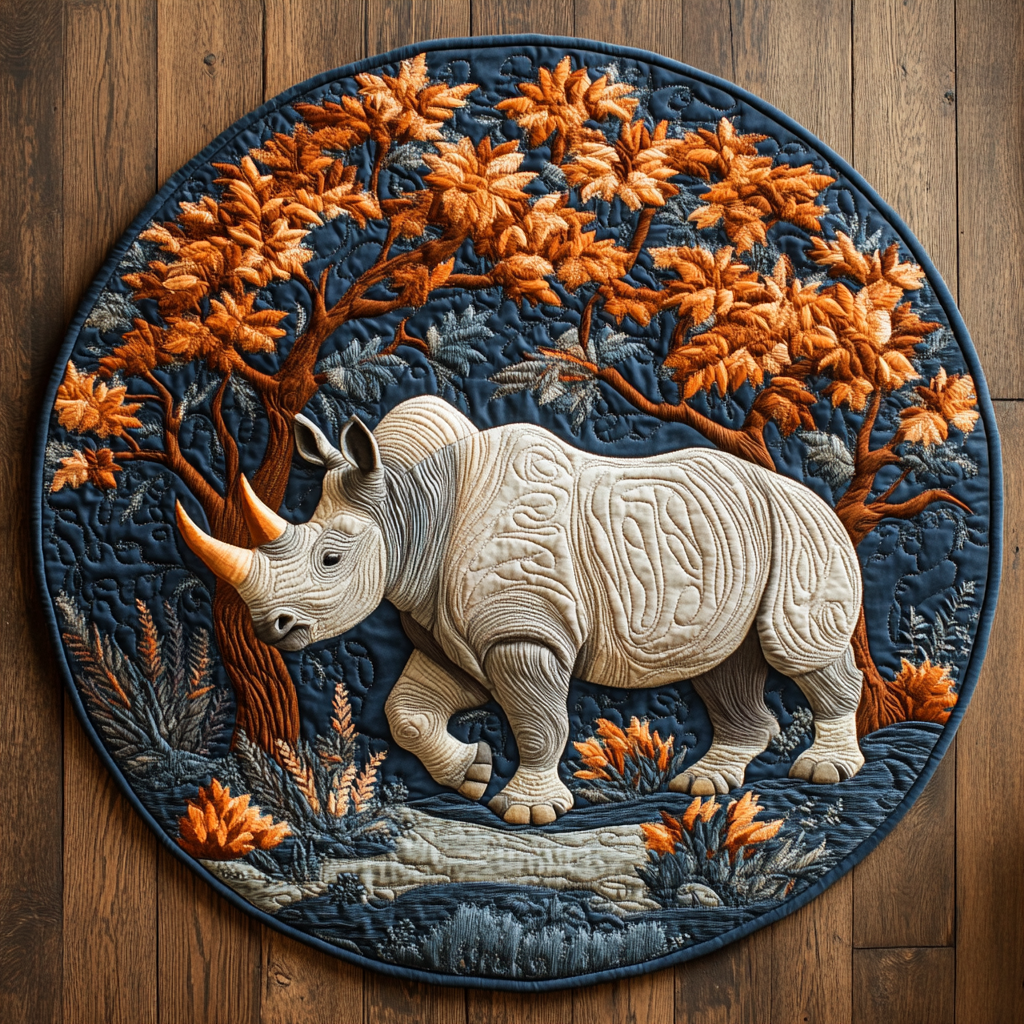 Horned Titan Quilted Round Mat Front Door Idea Christmas Present Ideas For Mother In Law