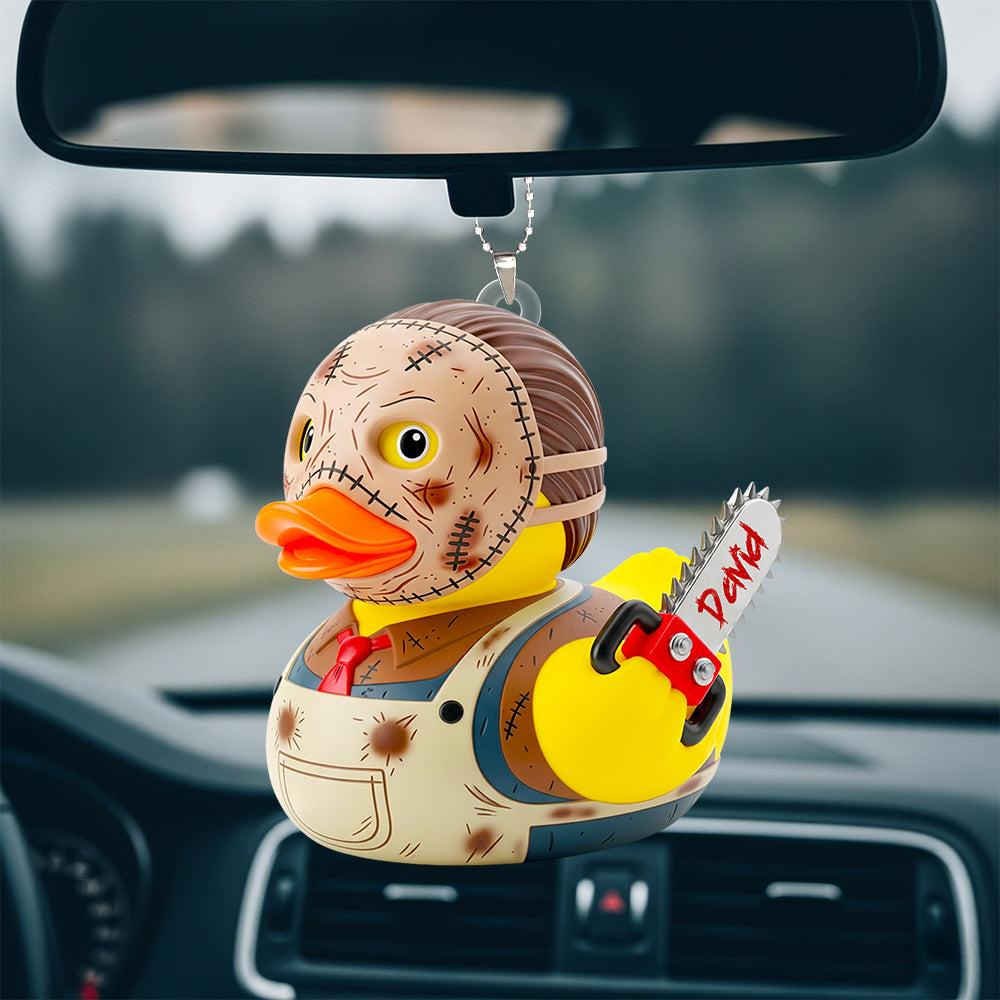 Horror Duck Car Ornament Personalized Gifts For Movie Fans - Holiday Season Gift Idea Horror Duck Car Ornament Personalized Gifts For Movie Fans - Holiday Season Gift Idea