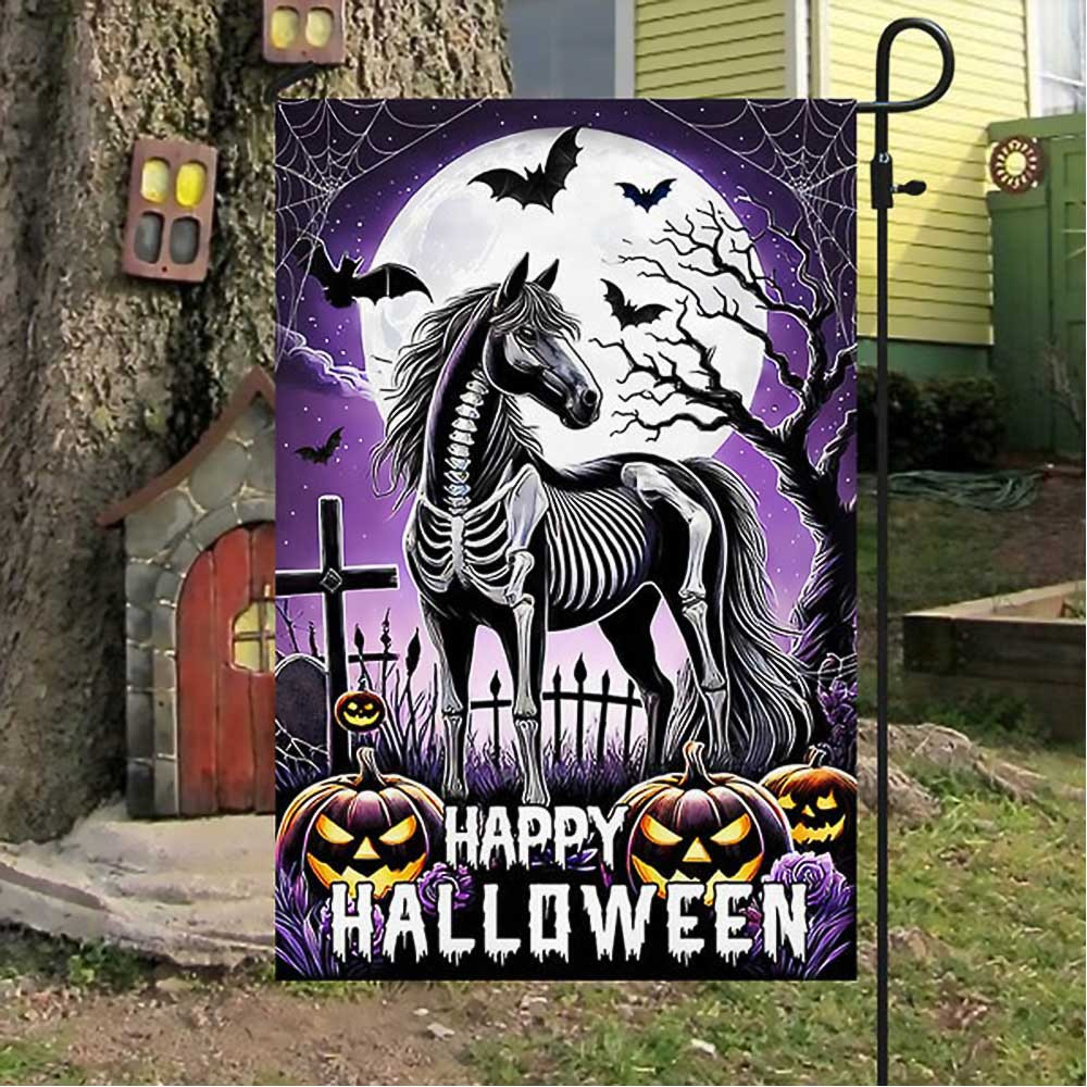 Horse Happy Halloween Flag Perfect Gift For Friend and Bestfriend on Halloween Day