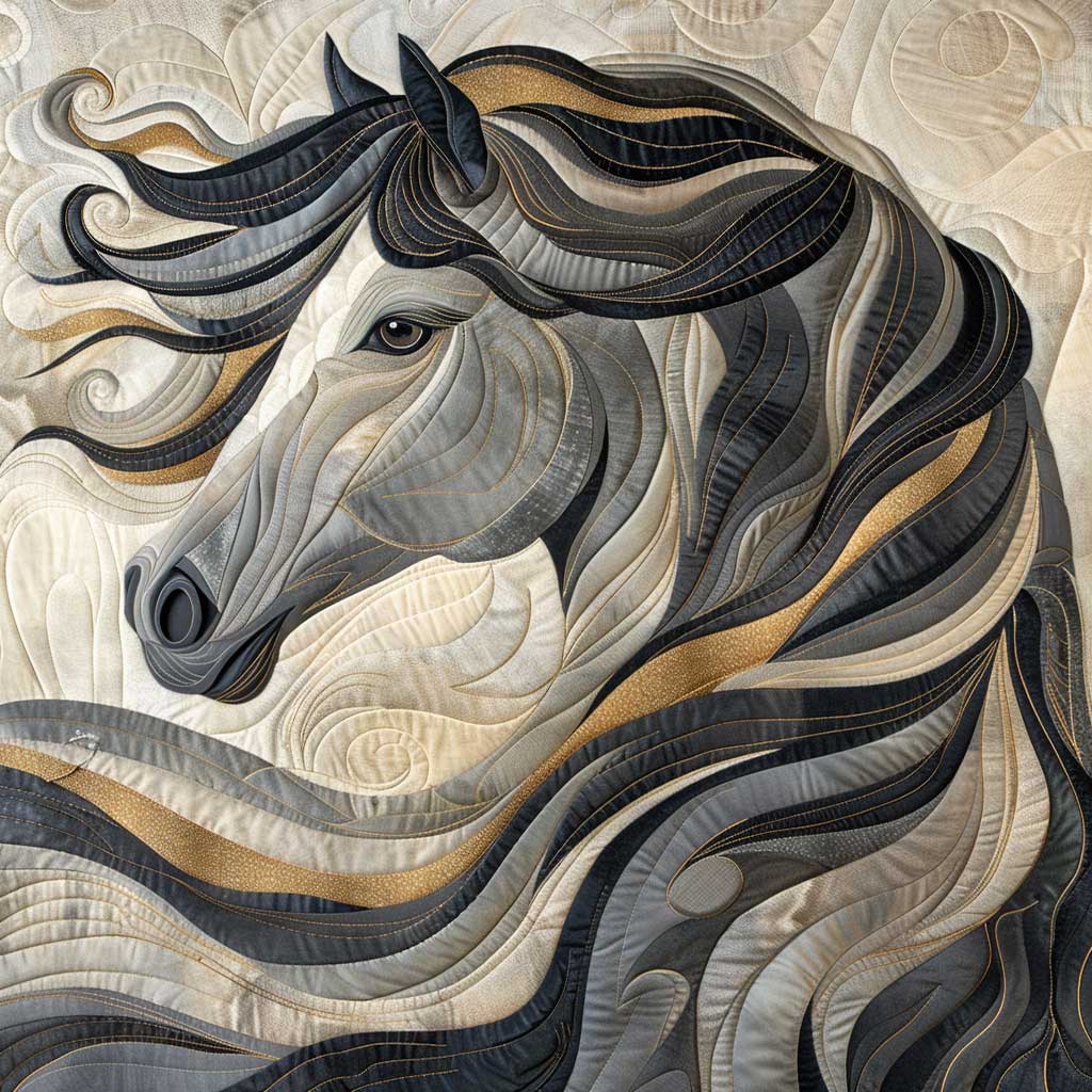 Horse Lovers Quilt Blanket Christmas Blanket Horse Themed Gifts For Adults