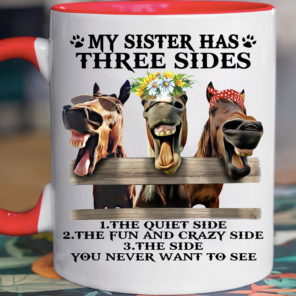 Horse My Sister Has There Sides Mug Sister Mugs Funny Gifts For Birthday Horse My Sister Has There Sides Mug Sister Mugs Funny Gifts For Birthday