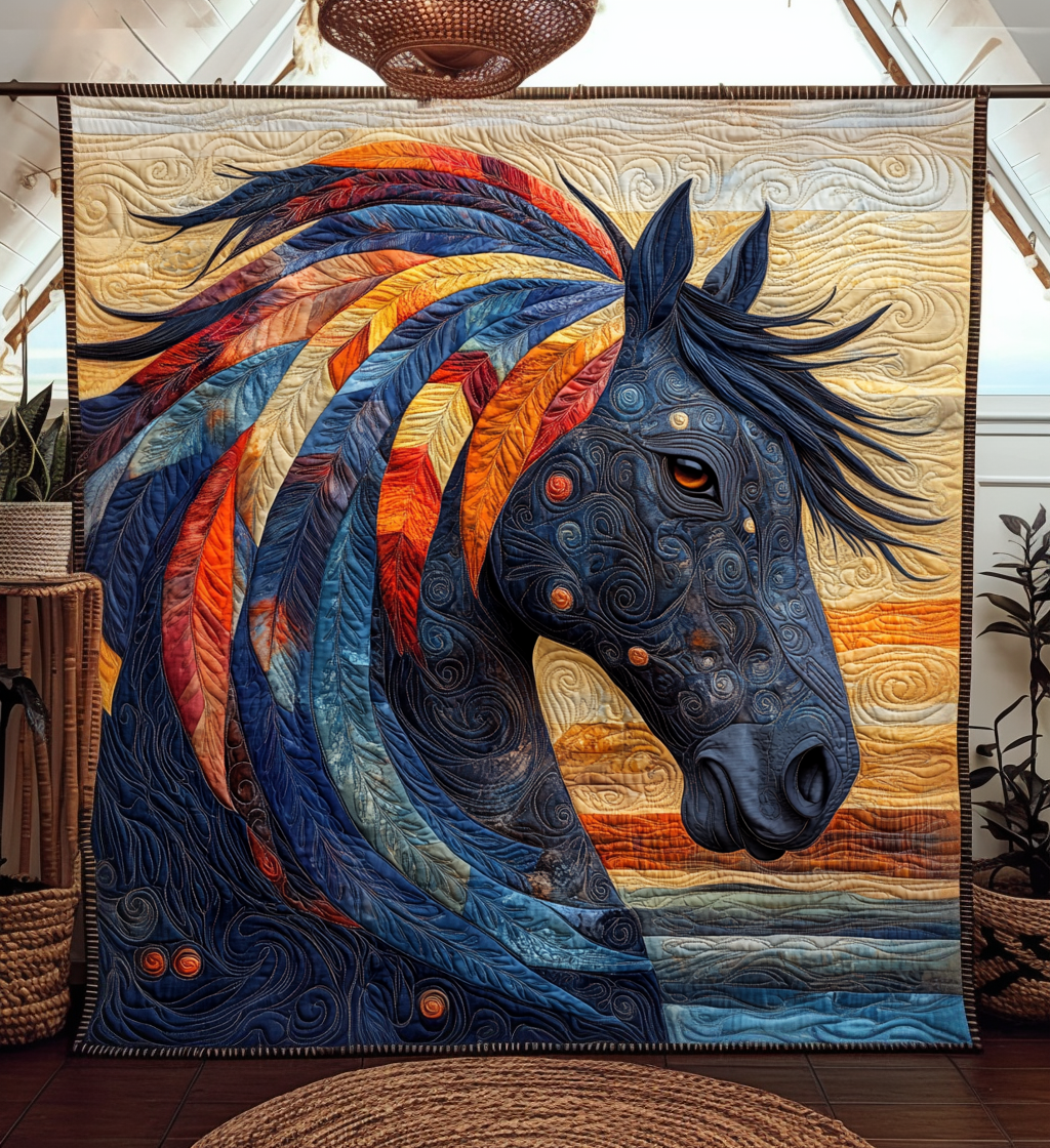 Horse Prophet Quilted Blanket Gifts For Equestrian Riders