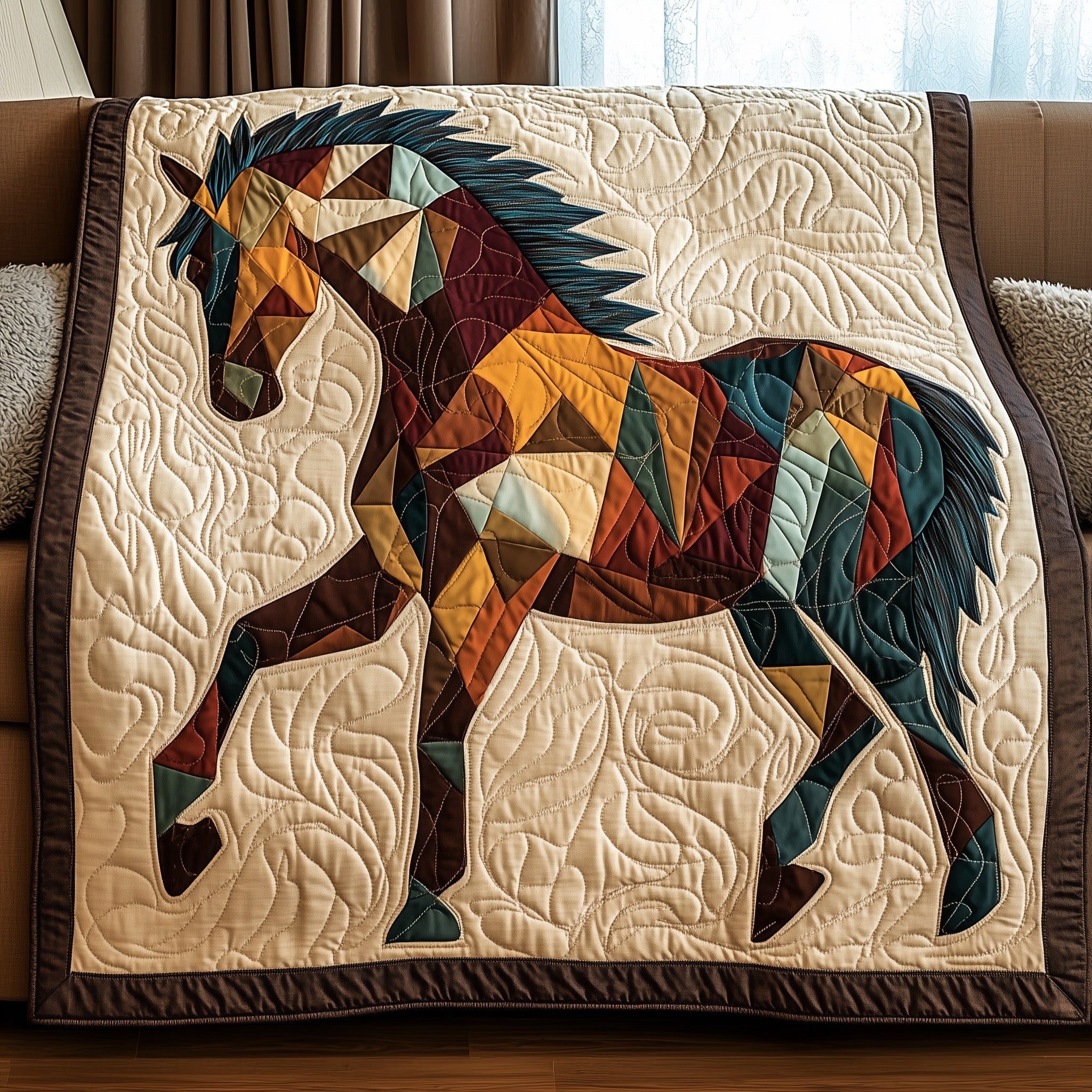 Horse Quilted Blanket Cute Soft BlanketBest Gifts For New Horse Owners