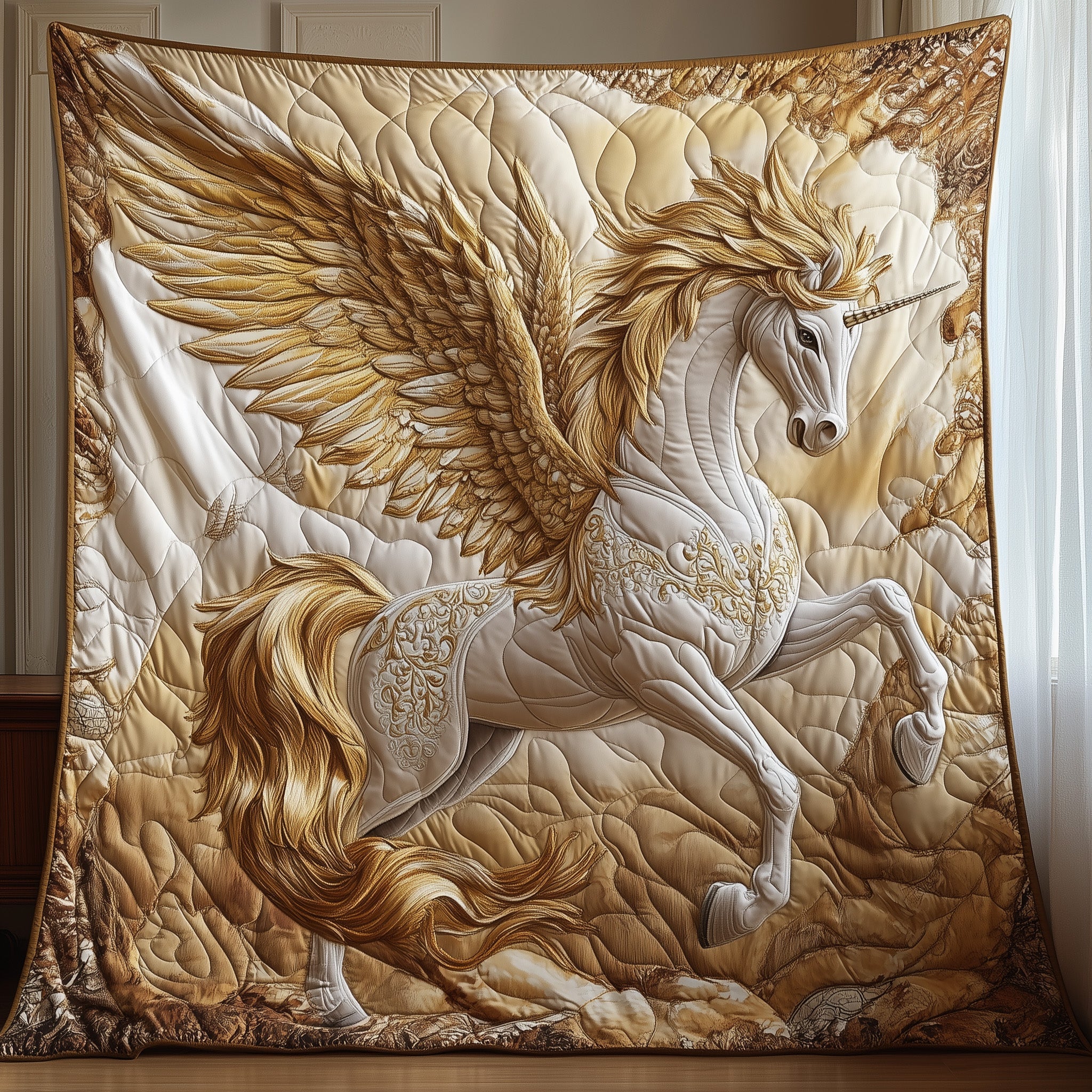 Horse Quilted Blanket Cute Soft BlanketGifts For Someone Who Likes Horses