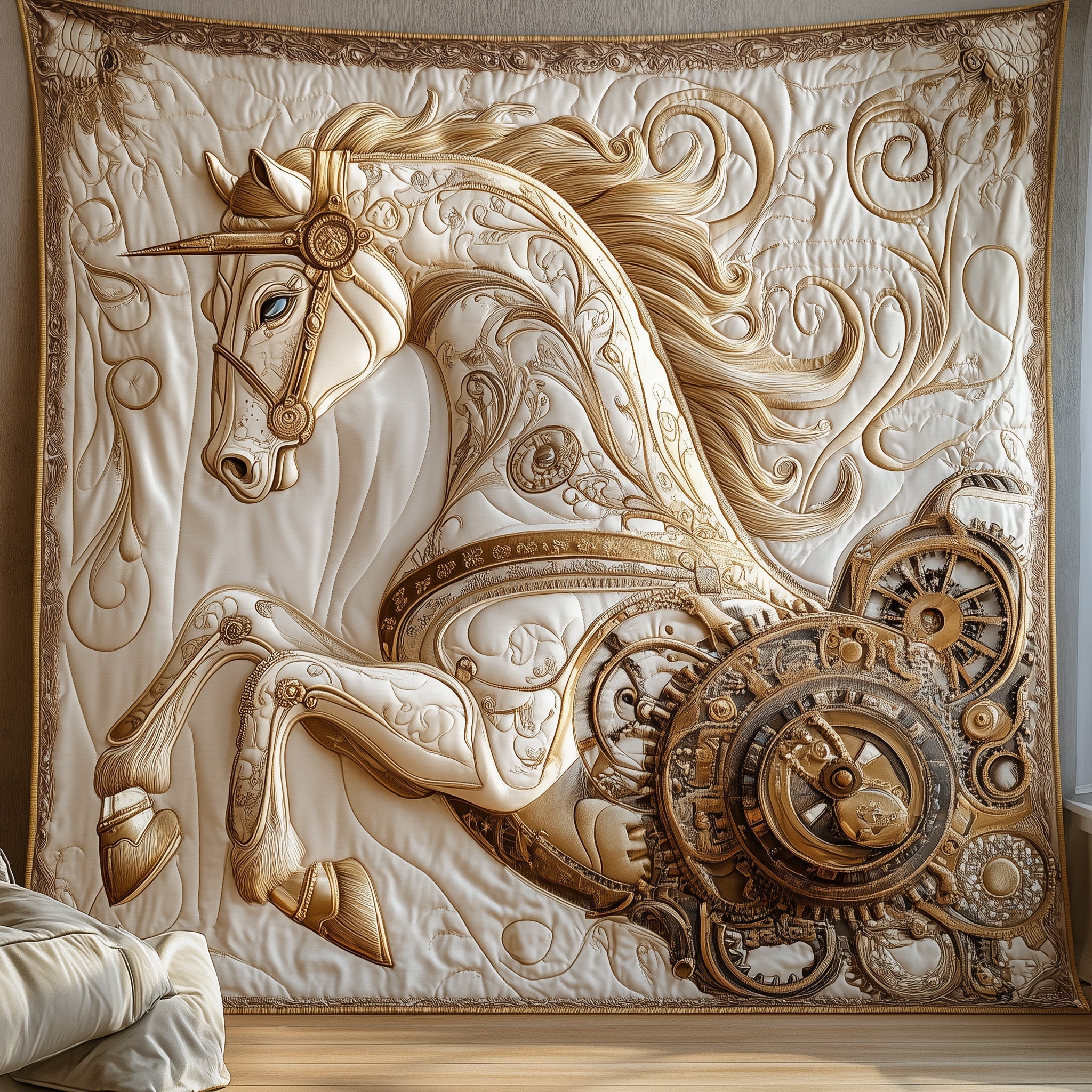 Horse Quilted Blanket Cute Soft BlanketGifts For Teenage Horse Lovers