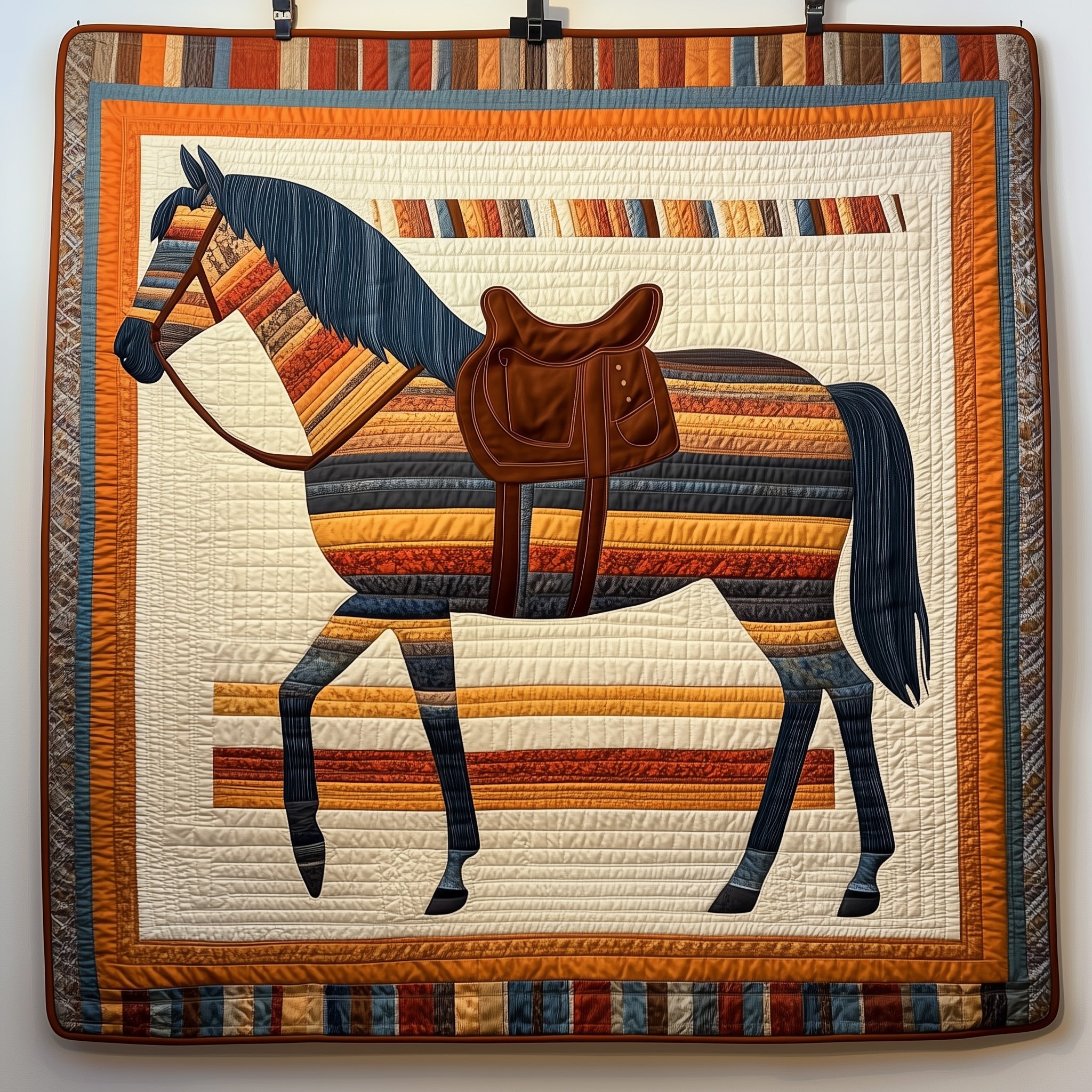 Horse Quilted Blanket Cute Soft BlanketHorse Birthday Presents