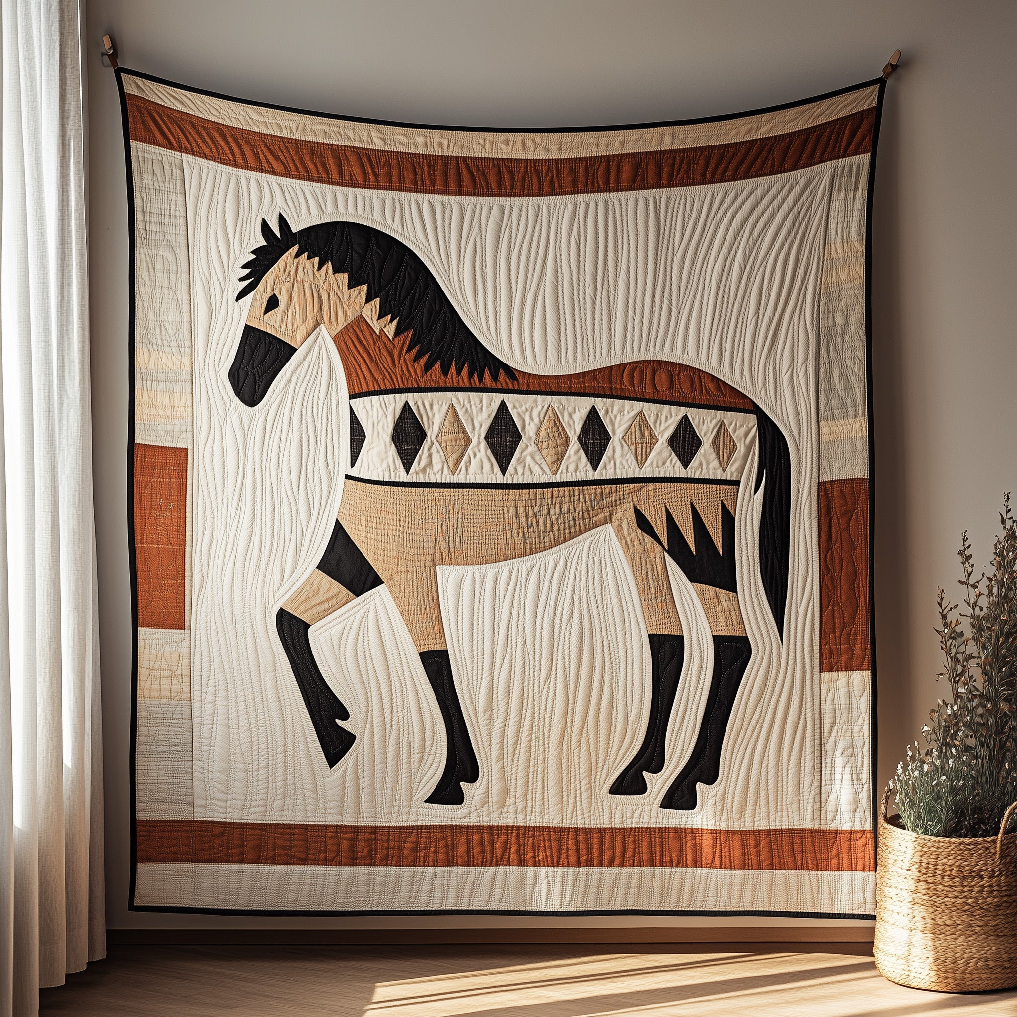 Horse Quilted Blanket Cute Soft BlanketHorse Christmas Presents