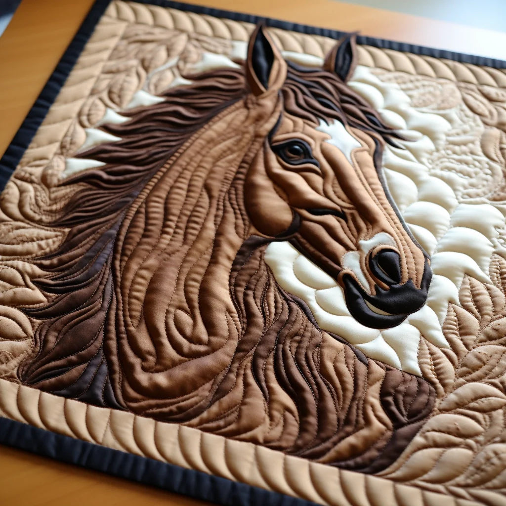 Horse Quilted Placemat Elegant Placemats Great Gifts For Mom