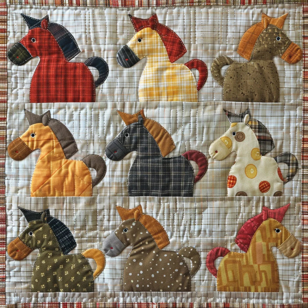 Horse Quilted Placemat Luxury Placemats Father's Day Gifts For Grandpa