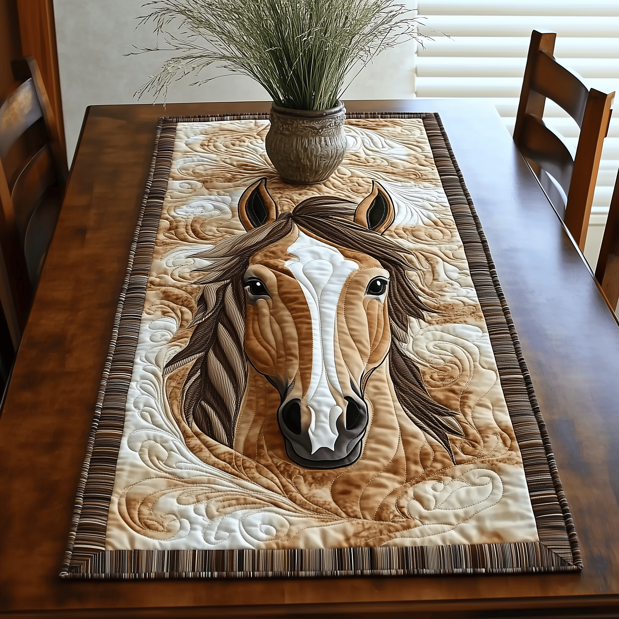 Horse Quilted Table Runner Related Great Gifts For Horse Lovers