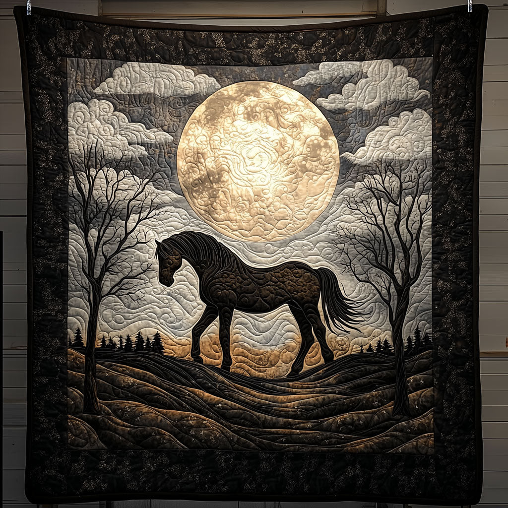 Horse Shadow Walker Quilt Blanket Christian Christmas Throws Unique Christian Gifts For Him