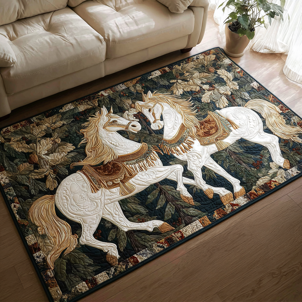 Horse Whisper Area Rug  Washable Kitchen Rugs Holiday Gifts For Horse Lovers