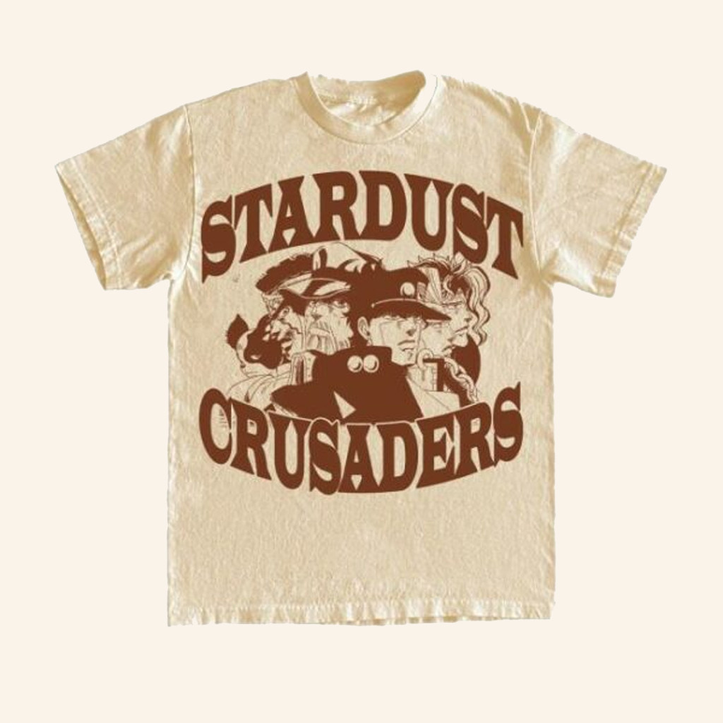 Hoshi Clothing Merch Stardust Crusaders T-Shirt Gifts For Anime Lovers