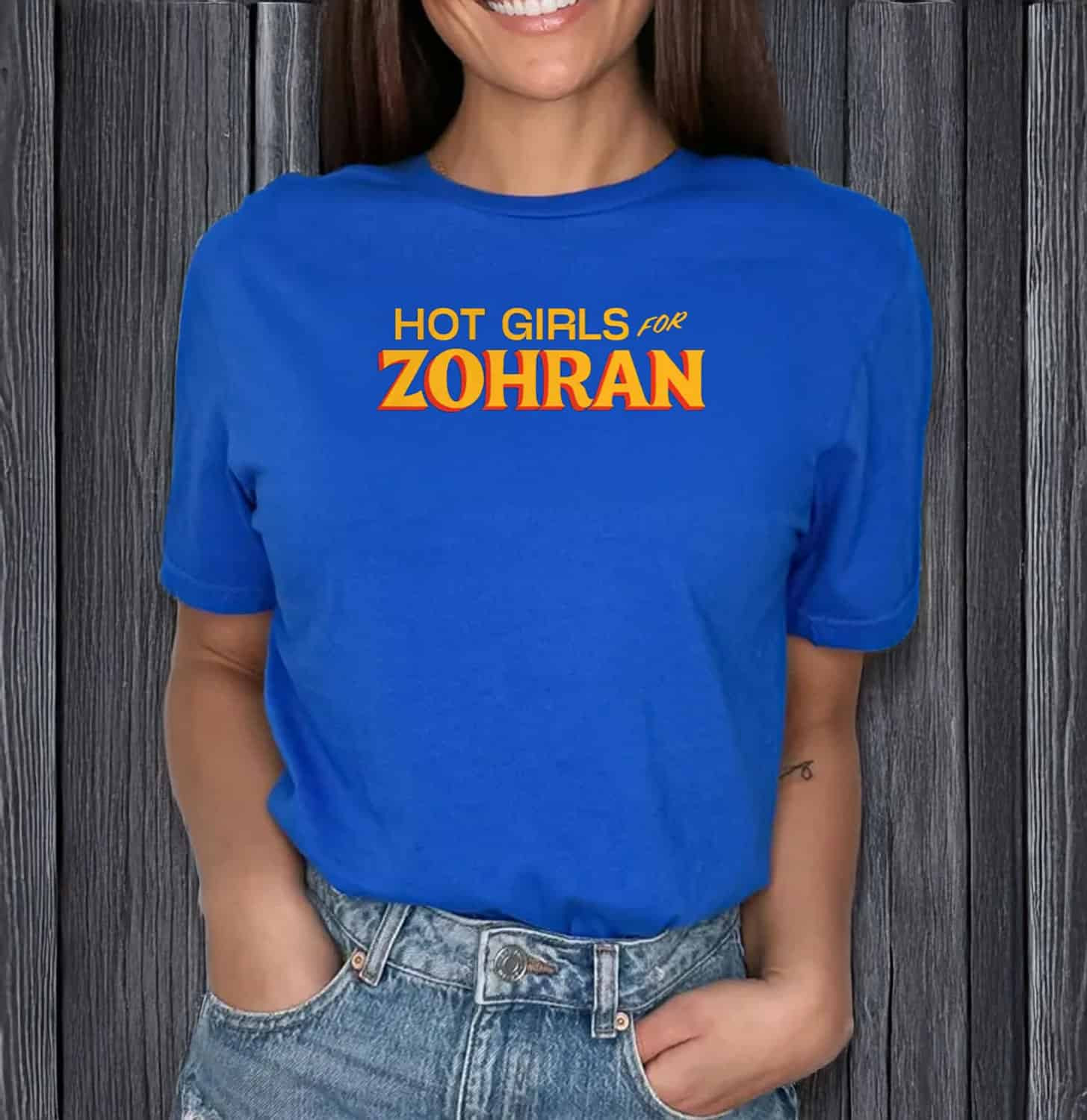 Hot Girls For Zohran T-Shirt Political Campaign Clothes Zohran Mamdani Gifts For Supporters