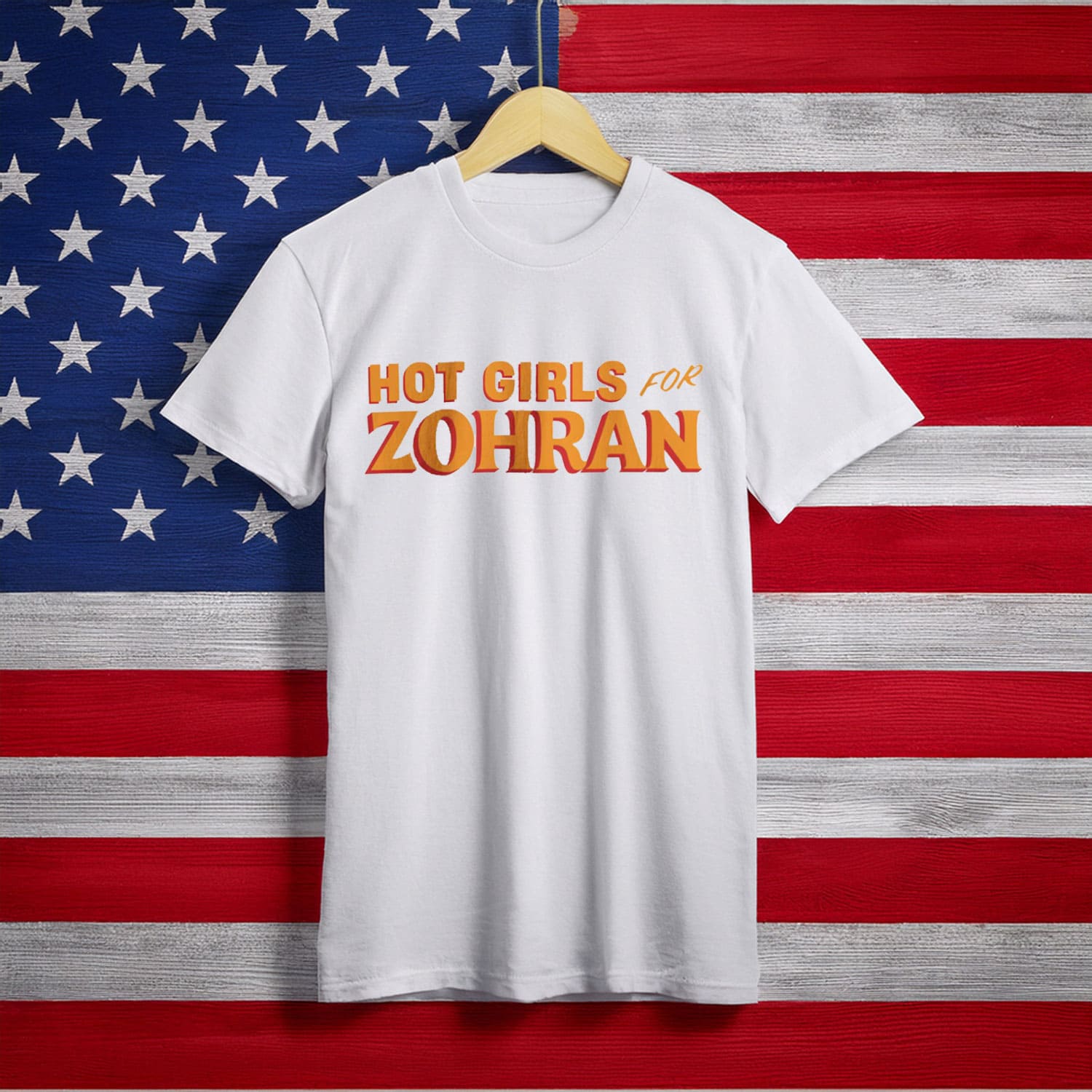 Hot Girls For Zohran T-Shirt Zohran Merch Pride Political Support Presents