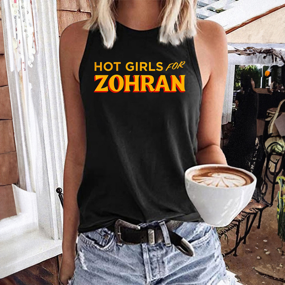 Hot Girls For Zohran Tank Top Civic Engagement Activist Tee Gifts For Her